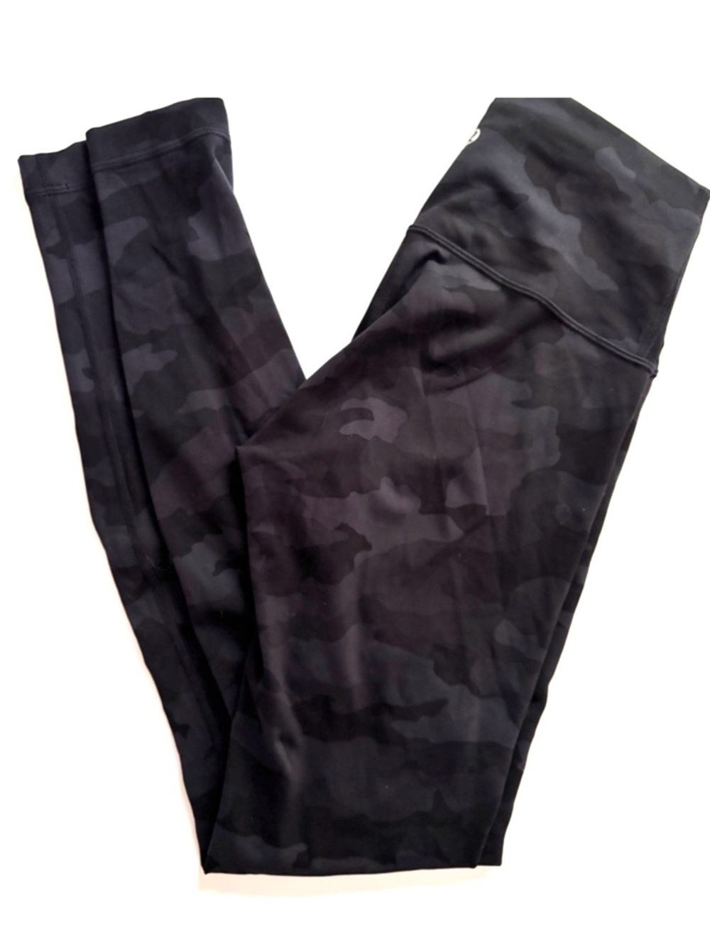 lululemon align Black gray Camo Leggings Size 6 inseam 28”